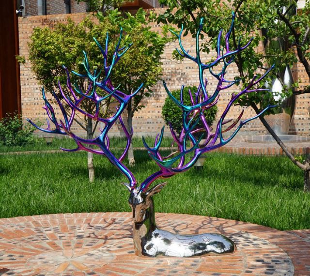 도금 된 스테인레스 스틸 조각